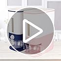 22.5-25 Lbs Pink Rice Dispenser, Rice Storage Container, Pink Rice Storage Container with Measuring Cup, Rice Holder Bucket for Household Kitchen Rice Soybean Corn - view 7