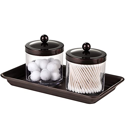 Metal Vanity Tray, Bathroom Counter Storage Tray, Bronze 4 Pack - view 3