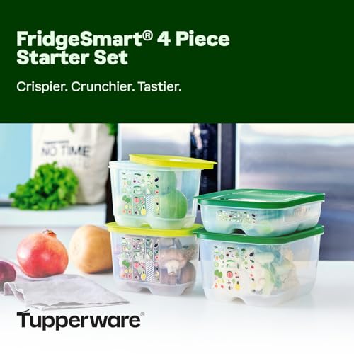 Fridgesmart 4 Piece Food Storage Container Set, Dishwasher Safe and BPA Free (4 Containers, 4 Lids) - view 2
