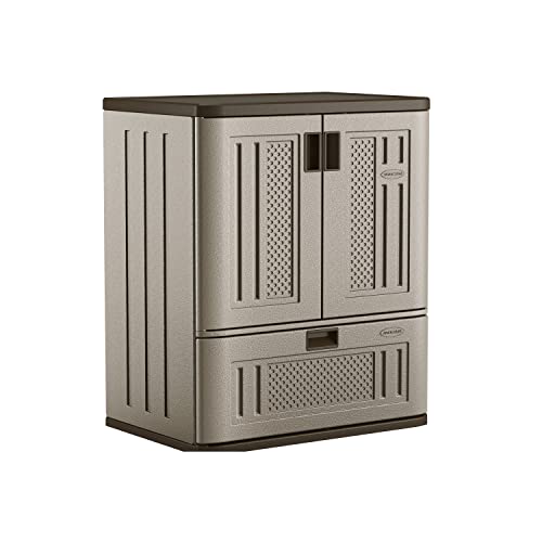 Base Storage Cabinet, Lockable Single-Drawer Organizer, Platinum