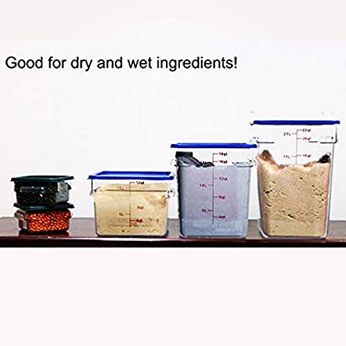 Food Storage Containers with Lids - Plastic Container Set for Pantry Storage- 4 Qt - 4 Pack for Sugar, Flour, Cereal, Dry Goods - view 4