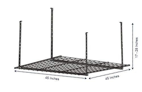 Overhead Garage Storage System and Wall Shelves Bundle | 2-Pack - view 3
