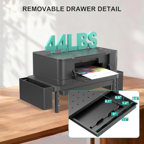 Computer Monitor Stand with Storage and Pen Holder - view 4