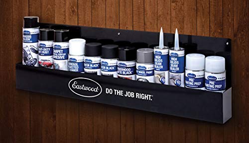 Aerosol Can Rack | Aerosol Storage and Organizer | Mountalble Extra Wide Steel Construction | 12 Can Holes, Black - view 2