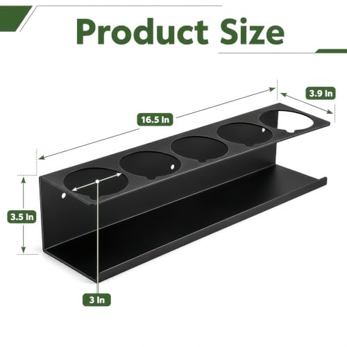 2 Pcs Aerosol Spray Can Holder Rack Organizer for Garage and Shop - view 2