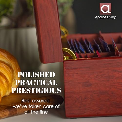 Tea Box - Luxury Wooden Tea Bag Organizer from The Apace Premier Collection - view 2