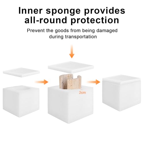Natural Travertine Sponge Holder for Kitchen Sink w A Plant-Based Sponge - view 5