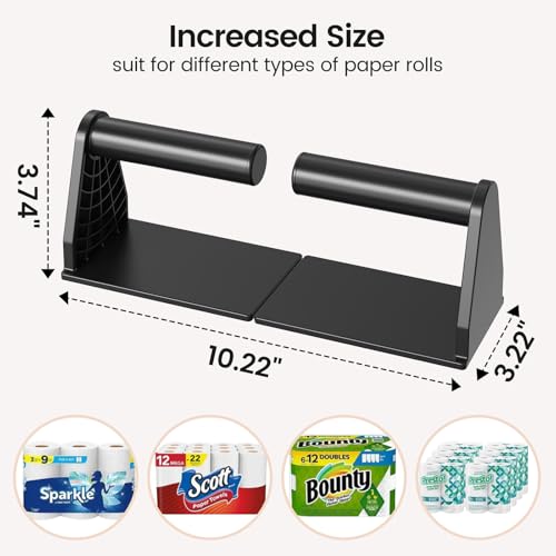 Magnetic Paper Towel Holder, Adjustable No-Drill Paper Towel Holder - view 3