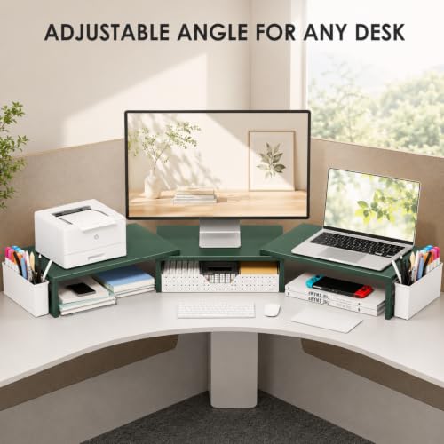 Desk Organizers and Accessories, Dual Monitor Stand Riser - view 4