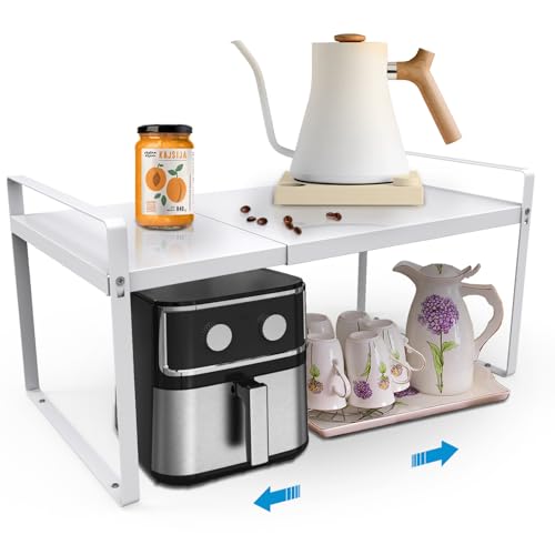 Expandable Shelf for Cabinet, 11" Deep Kitchen Cabinet Organizer, 1 Pack - view 4