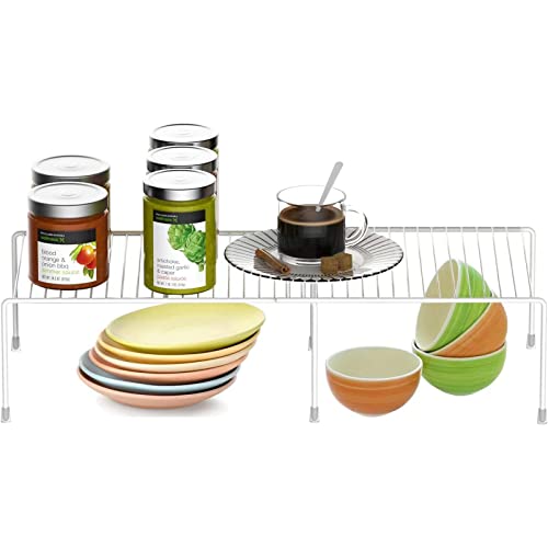 Freezer Shelf Expandable Kitchen Cabinet Organizer Shelf Riser - view 6
