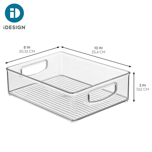 Plastic Stackable Pantry Bin, Set of 4, Clear - view 4