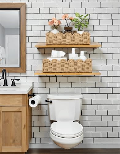 Toilet Paper Storage Basket for Over Toilet Tank Storage - view 2
