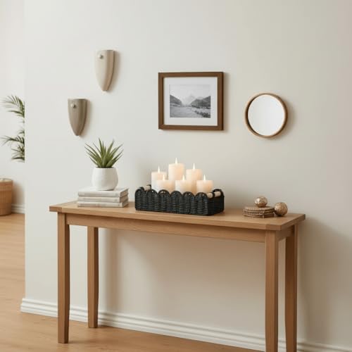 Scalloped Toilet Paper Storage Basket W/Handle for Home Decor - view 6