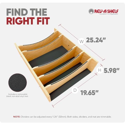Deep Drawer Divider Insert for 27”-30” Base Cabinet Drawers - view 3