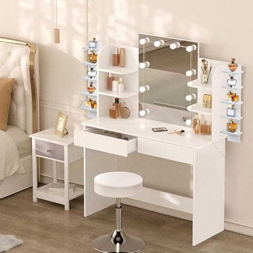 2 Pack 5 Tier Wall Shelf Unit - 31“ Lack Floating Shelf, Compact Display Floating Shelf, Vertical Column Wall Decor Mount Floating Storage Organizer Tall Tower Shelf for Bedrooms, Living Rooms - view 6