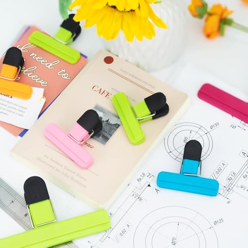 6 Pack Large Chip Bag Clips, Heavy Duty Plastic Sealing, 6x3.5 Inch - view 7
