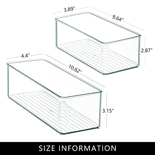 8 PACK Drawer Organizers Deep Drawer Storage Bins - view 2