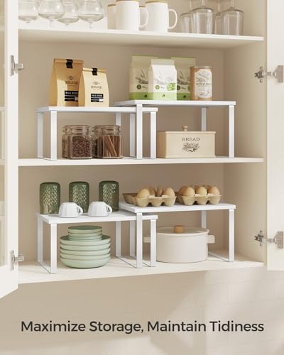 Cabinet Organizer Shelf, Set of 2 Spice Rack, Kitchen Storage - view 3