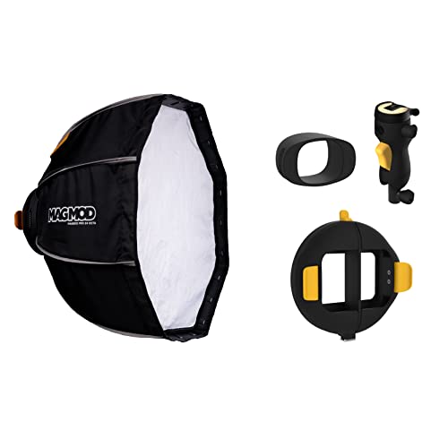MagBox Pro 24 Octa Starter Kit Bundle, with MagBox Pro 24 Octa Softbox, MagShoe 2, MagRing 2, MagGrip 2, Complete 4 Pc. Softbox Lighting System