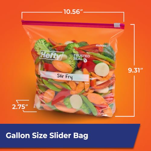 Slider Storage Bags, Gallon Size, 66ct - view 5