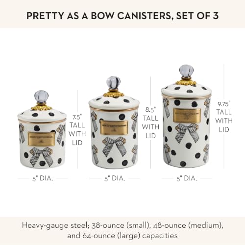 Enamel Canisters Set, Pretty as a Bow - view 4