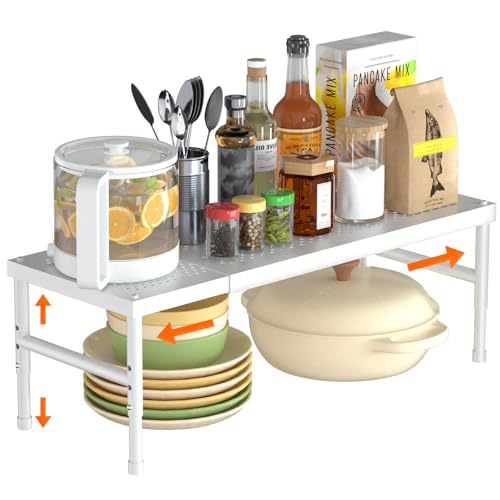 Kitchen cabinet organizer shelf,Spice Racks,Counter Shelf for Cabinets