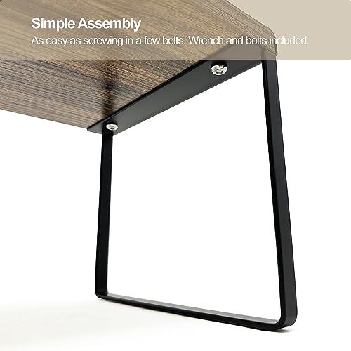 Stacking Wood Shelf Organizer, Counter Cabinet Storage Rack, 16 inch - view 6