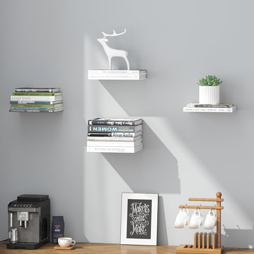 Invisible Floating Bookshelves Wall Mounted Hanging Shelf - view 2