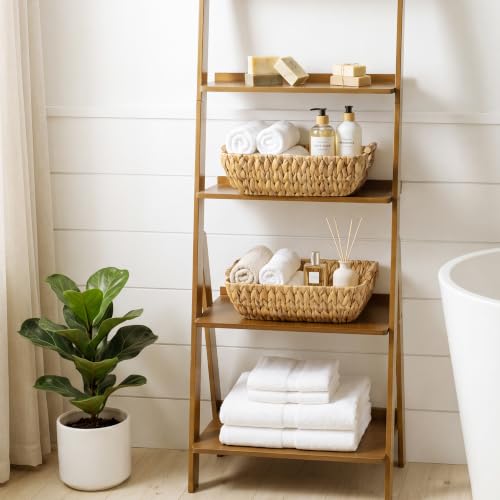 Wicker Baskets for Shelves, Hyacinth Storage Baskets, 2 Pack - view 2