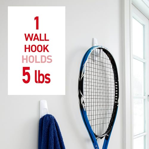 Large White Hooks, 14 Hooks, 16 Strips - view 3