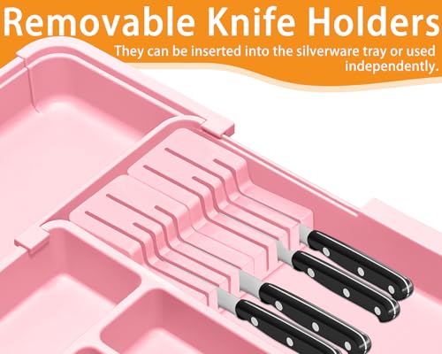 Silverware Organizer - Expandable Large Kitchen Drawer Organizer - view 3