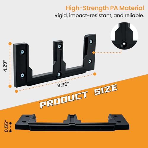 6-Pack Modular Mounting Plates Compatible with Milwaukee PACKOUT, Wall Mount Plates Fit for PACKOUT Toolboxes, Organizers & Accessories, Easy-to-Install and Convenient Tool Storage System - view 2