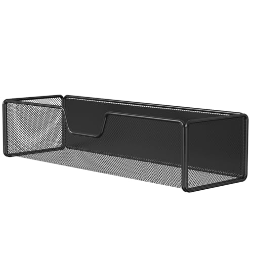 Magnetic Basket Organizer Holder for Fridge Magnetic Shelf Magnetic Storage Bin Box Containers for Refrigerator Whiteboard Classroom Magnetic Organizer