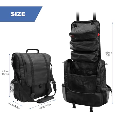 Hanging Camp Kitchen Organizer Bag Storage with Paper Towel Holder - view 2