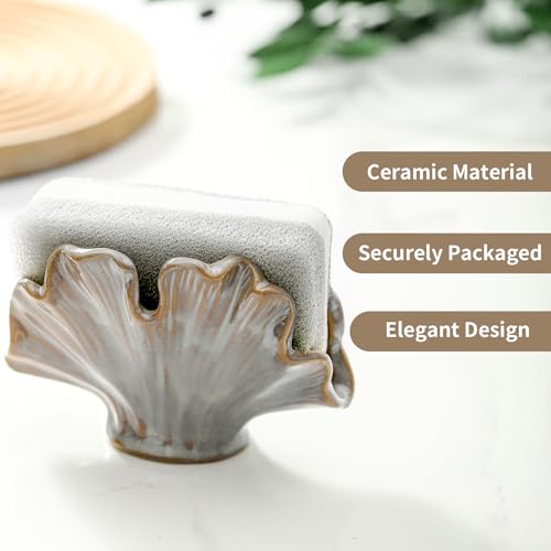 Ceramic Sponge Holder,Sponge Holder for Kitchen Sink - view 2