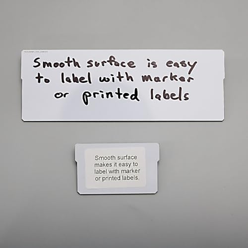 (32-Pack) Small Drawer Dividers compatible with Craft Cabinet and Hardware Storage Organizers, (Dividers Only) Made of High-Strength Fiberglass, Easy to Label - view 4