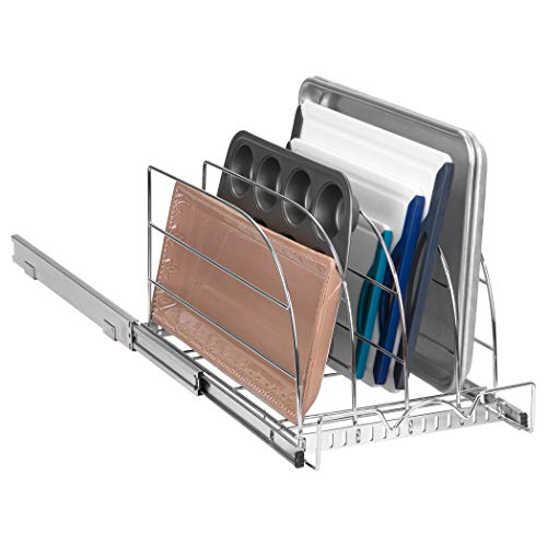 Pull Out Organizer for Bakeware, Cutting Board and Trays, 12.5”W x 21”D - view 4