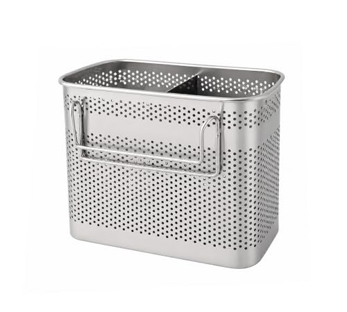 SUS 304 Silverware Basket for Dish Rack, Hanging Utensil Holder