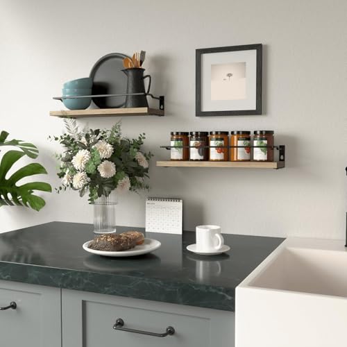 Floating Shelves Bathroom, Small Wall Shelf Over Toilet 2 Set - view 5