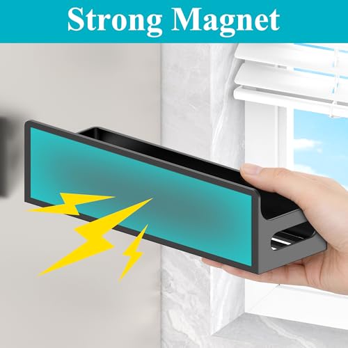 Upgrade Black Magnetic Spice Rack for Refrigerator, 4 Pack - view 2