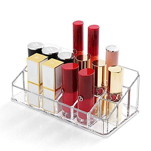 Lipstick Holder Lipgloss Organizer 18 Slot Makeup Cosmetics Storage Display
