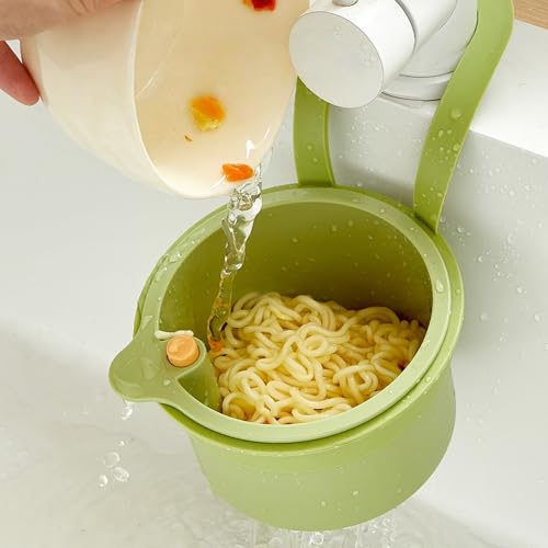 Compacts Sink Hanging Basket with Filter Tray for Faucet, White - view 7