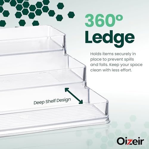 Clear Acrylic 3-Tier Spice Rack, Cabinet Pantry Organizer - view 4