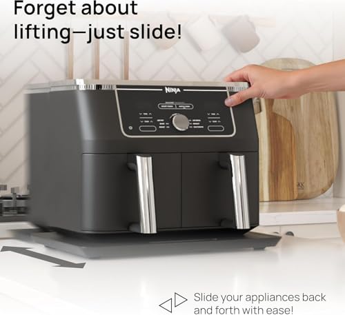 Appliance Slider, Sliding Tray for Coffee Maker, 16x13 in, Black - view 3
