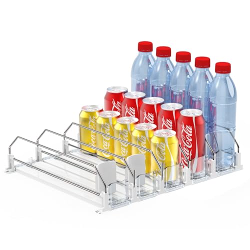 Drink Organizer for Fridge - Storage 25 Cans