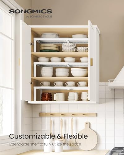 Spice Rack, Expandable Kitchen Countertop Shelf, Steel, Set of 1 - view 2