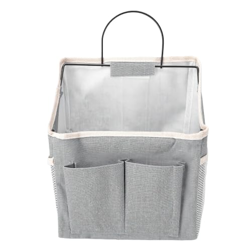 Wall Hanging Storage with Sturdy Wire Frame Fabric, 38x22x10.5