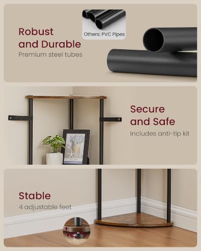 Superfast Toolless Assembly 6-Tier Corner Shelf - view 6