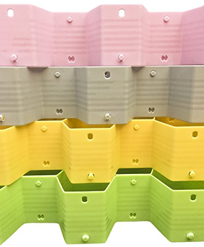 18-Compartment Honeycomb Drawer Divider Organizer - Underwear Socks Bras Ties Belts Scarves - view 5